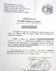 01 - Certificat d'immatriculation au registre de commerce